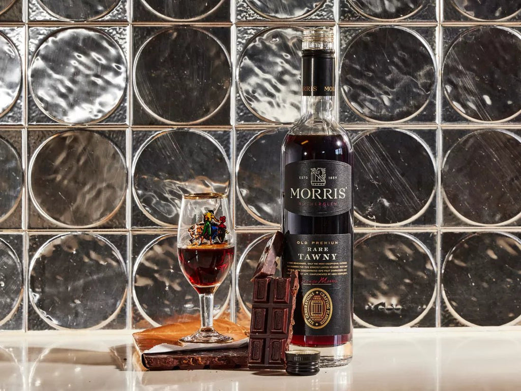 Featured in Dan's Daily: Morris Cellar Reserve Grand Tawny with rum and raisin chocolate - Morris of Rutherglen
